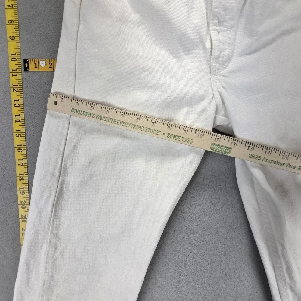 VTG Levis 505 Jeans Mens White Made‎ In USA Fits 27x29